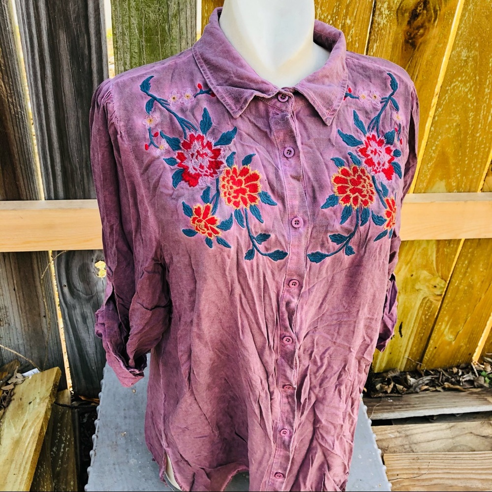 Flowered Blouse